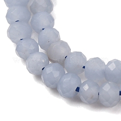 Natural Angelite Beads Strands&nbsp;G-K427-B01-3x4mm