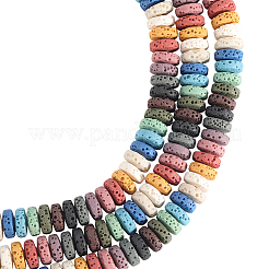 4 Strands Natural Lava Rock Beads Strands&nbsp;G-LT0001-01B