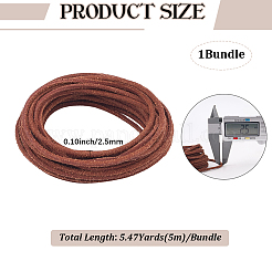 5M DIY Frosted Cowhide Leather Cord&nbsp;OCOR-GF0004-97B-03