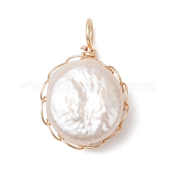 Natural Keshi Pearl Pendants&nbsp;PALLOY-JF04783