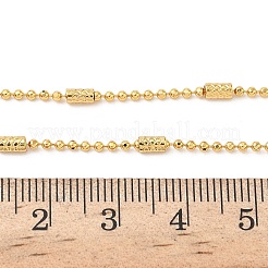 2MM Brass Column Satellite Chain Necklaces for Women&nbsp;NJEW-B148-03G