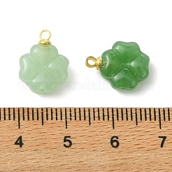 3Pcs 3 Colors Imitation Jade Glass Pendants&nbsp;PALLOY-JF05402-01