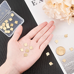 真鍮製チャーム  空白タグのスタンプ  長持ちメッキ  クロス  アンティークブロンズ  12x10x0.5mm  穴：1.2mm  30個/箱&nbsp;KK-PH0039-72AB