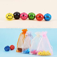 Dyed Wood Beads&nbsp;WOOD-PH0008-03