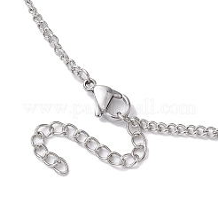 Non-Tarnish Stainless Steel Macrame Pouch Empty Stone Holder for Necklace Makings&nbsp;NJEW-JN04823-02