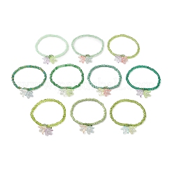 10Pcs Acrylic Charm Bracelets&nbsp;BJEW-JB13508
