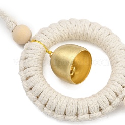 Handmade Cotton Cord Ring Hanging Ornaments&nbsp;HJEW-TA00307