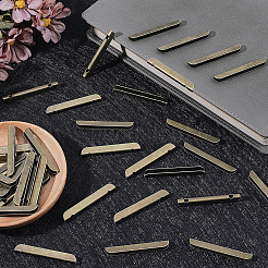 40Pcs Iron Notebook Edge Clip&nbsp;FIND-CP0003-89