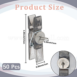 50Pcs Push Pin with Plastic Clips Tacks&nbsp;FIND-CP0002-83A
