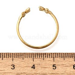 304 Stainless Steel Open Cuff Rings&nbsp;RJEW-M072-10G