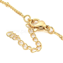 Brass Curb Chain Necklaces&nbsp;NJEW-M220-03A-G