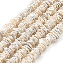 Natural Baroque Keshi Pearl Beads Strands&nbsp;PEAR-B004-10A-01A