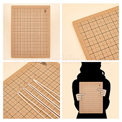 コルクかぎ針編みブロックボード  マクラメボード  クッション作りに  スカーフ  帽子  ヘッドバンド  ショール  ペルー  40.7x30.6x1cm&nbsp;DIY-WH0308-209-WH