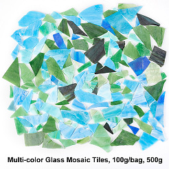 Multi-color Glass Mosaic Tiles&nbsp;MOSA-WH0001-03C