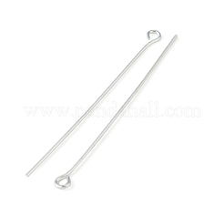 アイアン製9ピン  ニッケルフリー  銀  約100個/セット  20ゲージ  50x0.8mm&nbsp;IFIN-50x0.8mm-S-02-NF