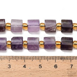 Natural Banded Amethyst Beads Strands&nbsp;G-F833-Q01-01