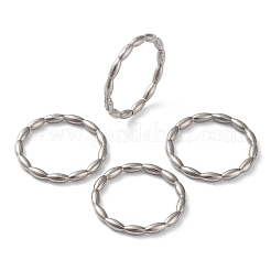 Non-Tarnish 201 Stainless Steel Linking Rings&nbsp;STAS-K259-02P