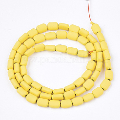Spray Painted Non-magnetic Synthetic Hematite Beads Strands&nbsp;G-T116-08-24