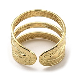 304 Stainless Steel Open Cuff Rings&nbsp;RJEW-Z018-23G