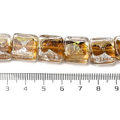Handmade Gold Foil and Silver Foil Lampwork Beads&nbsp;FOIL-C001-01B-05