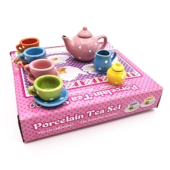7Pcs Porcelain Tea Set Miniature Ornaments&nbsp;PW-WG66AC7-01