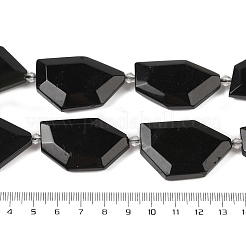 Natural Obsidian Beads Strands&nbsp;G-P548-A01-01