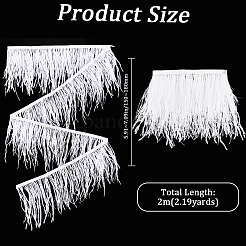 2M Fashion Ostrich Feather Trimming&nbsp;DIY-GF0009-45A-02