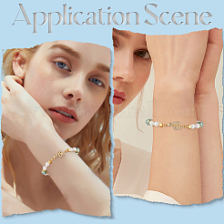 9Pcs Brass Micro Pave Cubic Zirconia Links/Connectors&nbsp;ZIRC-BBC0003-29