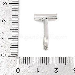 真鍮転写  プラチナ  22x12x9mm  穴：3mm&nbsp;KK-U051-07P