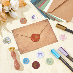 Wax Seal Stamp Set&nbsp;AJEW-WH0517-008