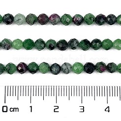 Natural Ruby in Zoisite Beads Strands&nbsp;X-G-L597-C02-03