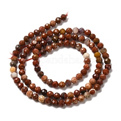 Natural Red Rainbow Jasper Beads Strands&nbsp;G-I353-03