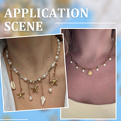 DIY Ocean Necklaces/Bracelets Making Kits&nbsp;DIY-SP0006-30