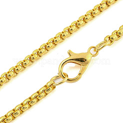 201 Stainless Steel Pendant Necklaces&nbsp;NJEW-H030-06G