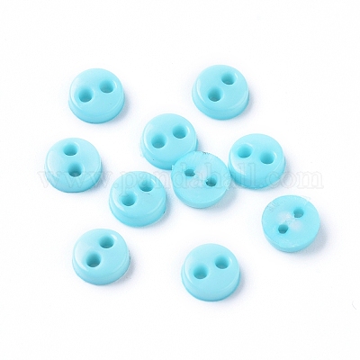 Nylon Tiny Button&nbsp;BUTT-WH0014-28B-1
