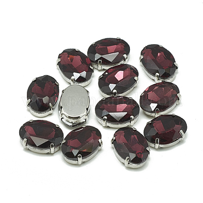 Sew on Rhinestone&nbsp;RGLA-T091-8x10mm-18P-1