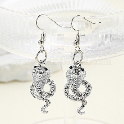 Snake Alloy Dangle Earrings&nbsp;PW-WG93261-02-1