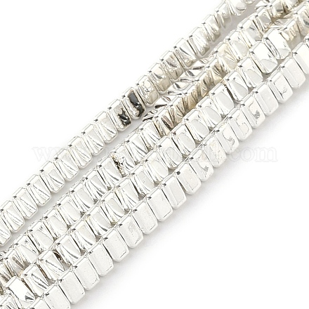 Electroplated Synthetic Non-Magnetic Hematite Beads Strands G-U003-03-1