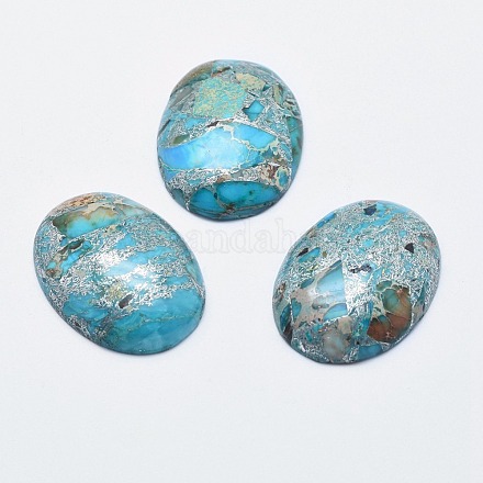 Regalite/Imperial Jasper/Sea Sediment Jasper Cabochons&nbsp;G-E464-42G-1