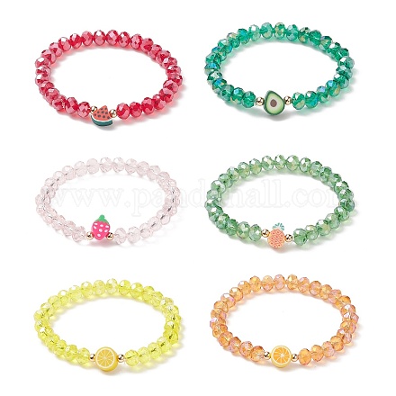 6 個 6 スタイル オレンジ & アボカド & パイナップル & スイカ