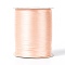 Double Face Satin Ribbon, Polyester Ribbon, Light Salmon, 1/8 inch(3mm) wide, about 880yards/roll(804.672m/roll)