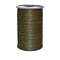 Waxed Polyester Cord, 9-Ply, Dark Olive Green, 0.65mm, about 21.87 yards(20m)/roll