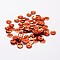 Plastic Paillette Beads, Semi-cupped Sequins Beads, Center Hole, Chocolate, 4x0.5mm, Hole: 1mm, about 35000pcs/pound