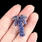 Natural Sodalite Pendants, Coconut Tree, 28x18~22mm