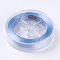 Flat Elastic Crystal String, Elastic Beading Thread, for Stretch Bracelet Making, Light Sky Blue, 1x0.5mm, about 87.48 yards(80m)/roll