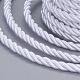 ポリエステルコード  ツイストコード  ホワイト  3mm  約5.46ヤード（5m）/ロール&nbsp;X1-OCOR-L041-3mm-16-2