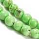 Assembled Synthetic Stone and Trochus Shell Beads Strands&nbsp;G-B128-08A-07-3