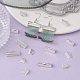 120Pcs 6 Styles Iron Ribbon Crimp Ends&nbsp;IFIN-YW0003-22-4