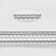 304 Stainless Steel Rhinestone Strass Chains&nbsp;STAS-T055-12P-1