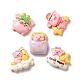Pig Theme Opaque Resin Decoden Cabochons&nbsp;RESI-E053-04-1